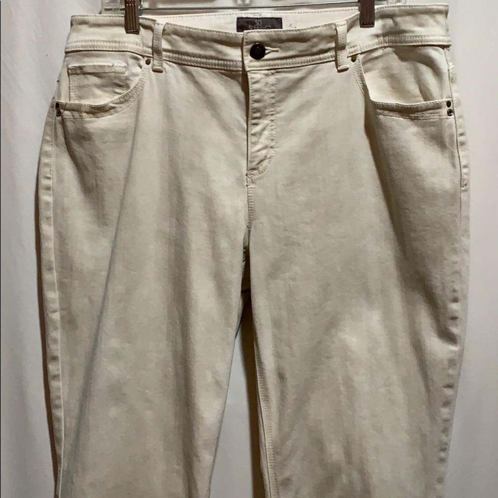 CHICOS SO SLIMMING SZ 2short Jeans stretches